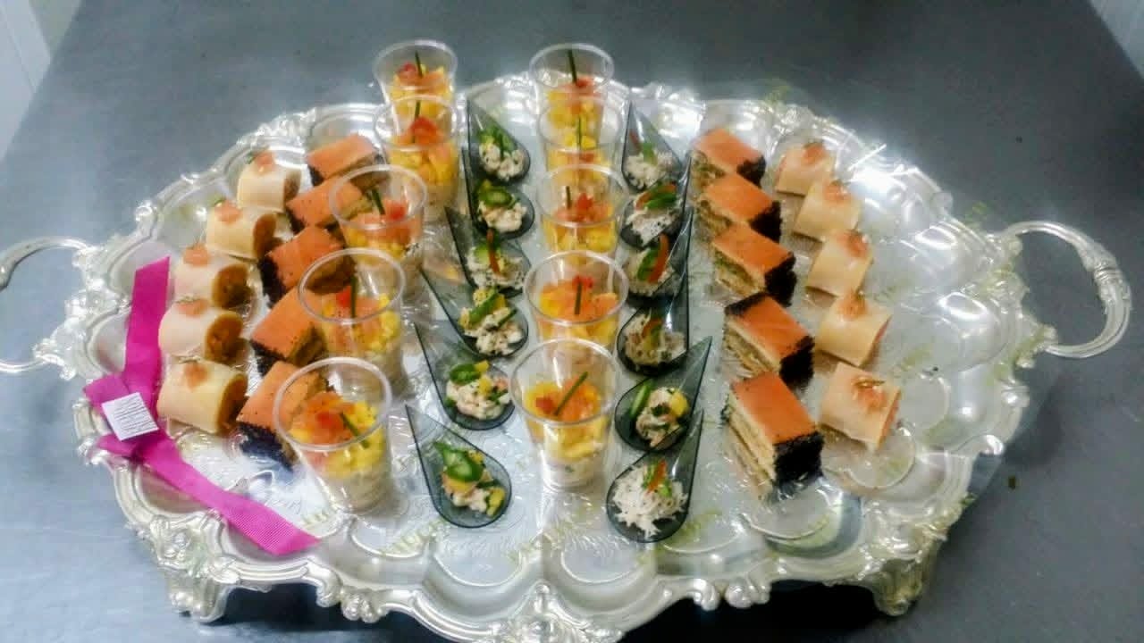 An hors d'oeuvres platter for a private event