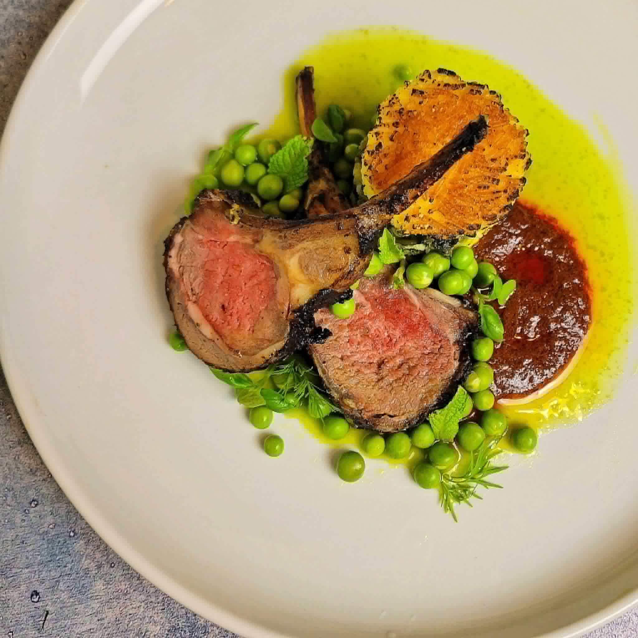 Herb-Crusted Rack of Lamb